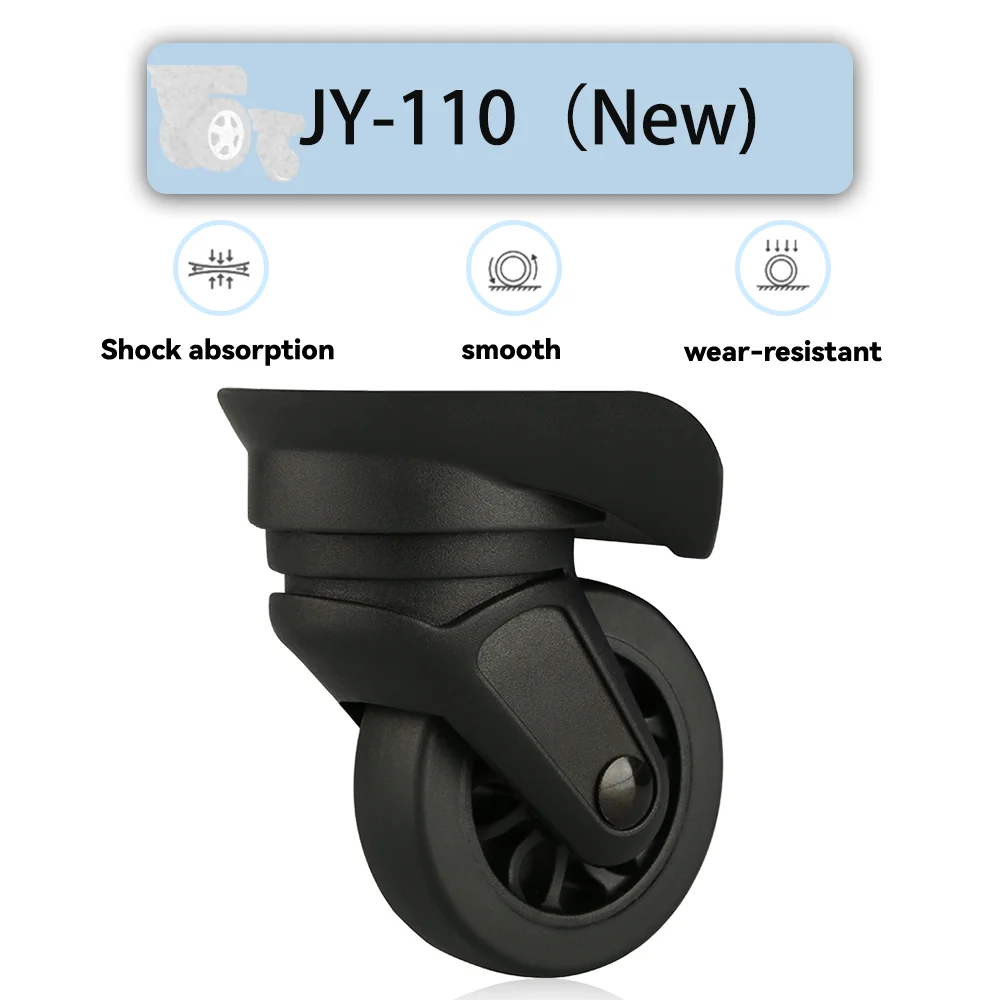 For Samsonite JY-110Universal Wheel Replacement Suitcase Rotating Smooth Silent Shock Absorbing Wheel Accessories Wheels Casters