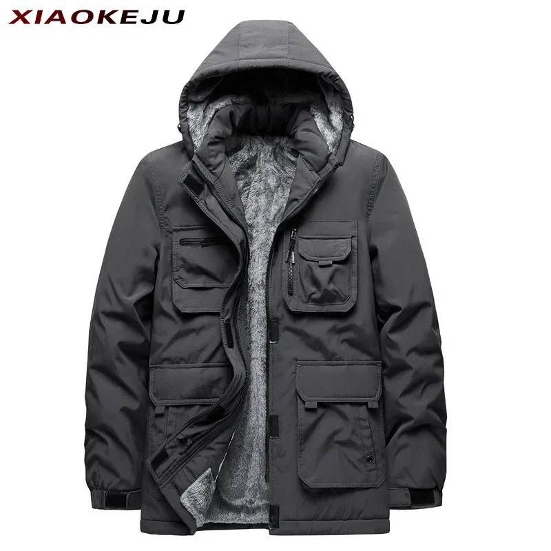 Casual Jacket Man Clothes Jackets Man Parka Men Tactical Jacket Military Retro Windbreak Oversize Techwear Sport