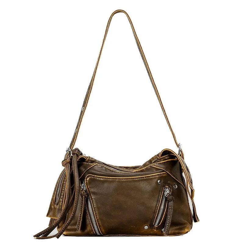 

Jonlily Women PU Leather Shoulder Bag Female Fashion Handbag Totes High Capacity Commuter Bag Casual Daybag Purse -KG1958