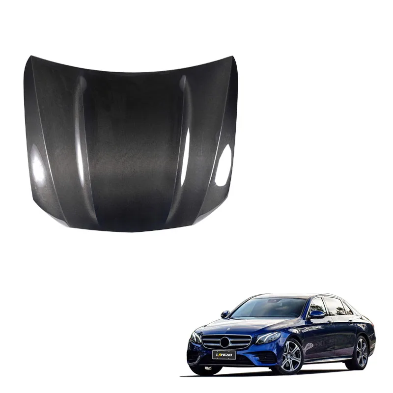 

Langyu Vehicle Refitting Parts Front Bonnet Carbon Fiber Engine Cover Suitable for Mercedes-Benz E Class W213 AMG Engine Hood