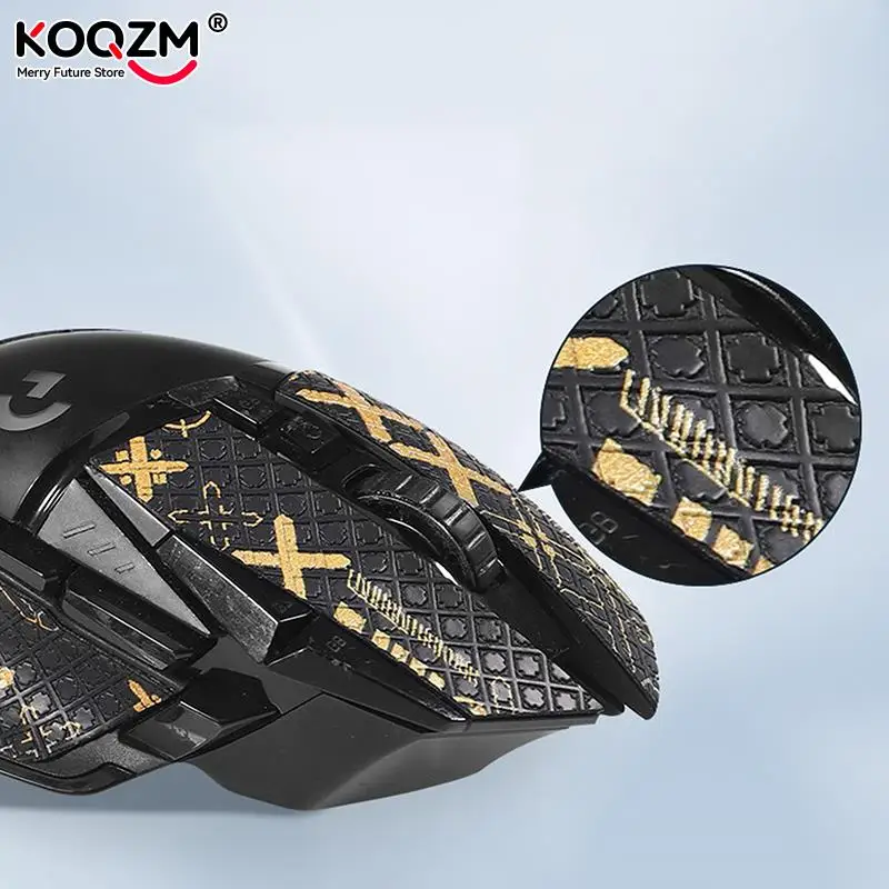 Muisgrip Tape Skate Sticker Non Slip Hagedis Huid Zuigen Zweet Forlogitech G502 Hero Mouse Decoratie Sticker Zelfklevend Sticker