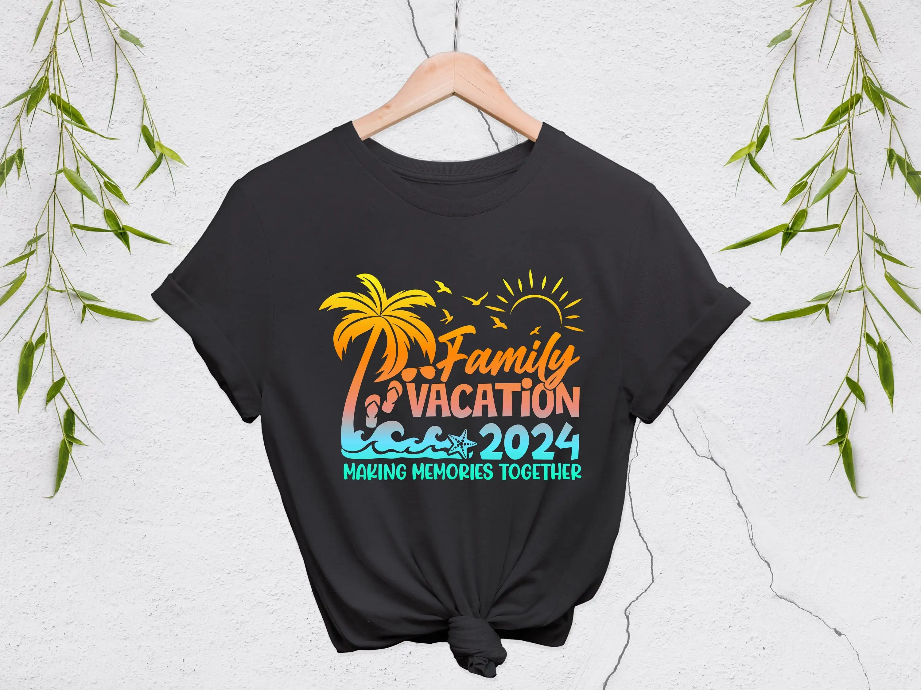 Familienurlaub 2024 T-Shirt zur Herstellung von Erinnerungen zusammen Sommer Lustiger Strand Cooles Hawaii-Matching