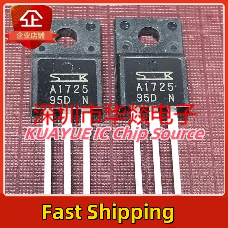 10PCS-30PCS  A1725  2SA1725  TO-220F   80V 6A   Quality Fast Shipping  In Stock