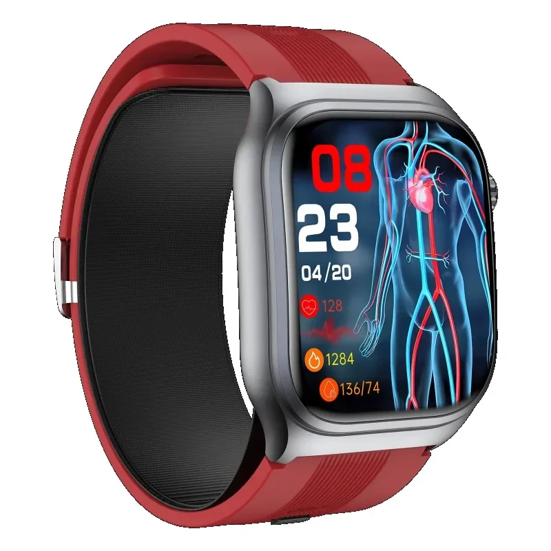Square Screen Health Management Monitoring IOS Compatible Music Function Ultra Stylish Smartwatch