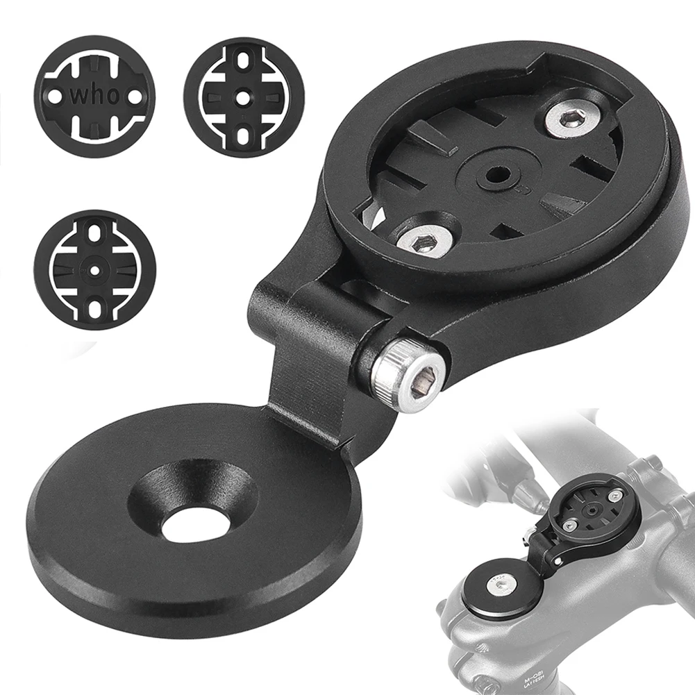 Stopwatch Speedometer Support Stand Adjustable Bicycle Computer Mount Bicycle Computer Stem Mount Holder For /Bryton/Wahoo view 2