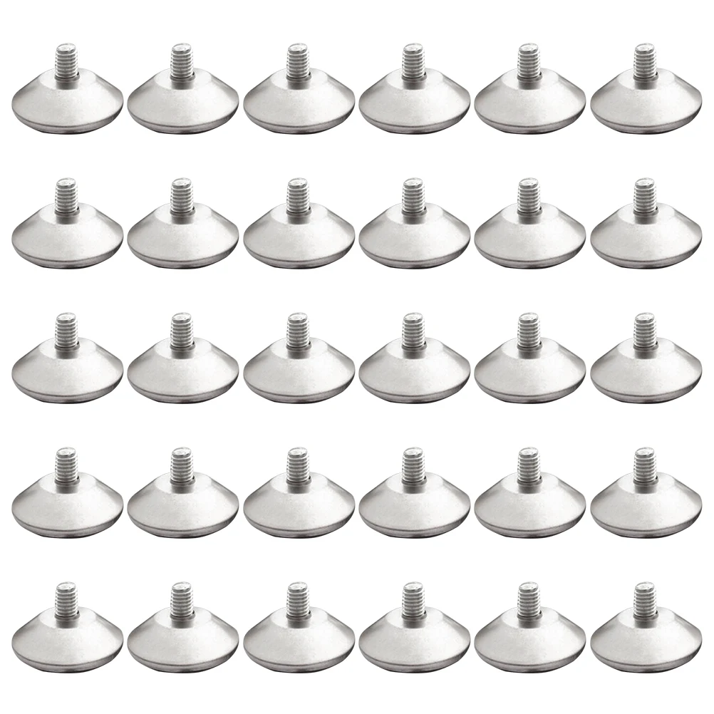

30pcs Furniture Feet Pads Adjustable Leveling Heavy Duty Non Slip Mats Table Legs Iron Plastic Stable Vibration Reduction