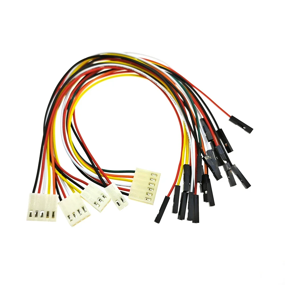 10Pcs KF2510 2.54mm 1P Male Female Connector Cable 20cm 2-6Pin Terminal Wire Electrical Connection Rehearsal Line