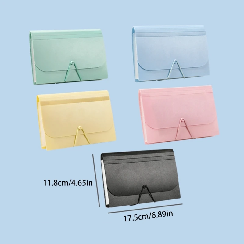 Small Expandable File Folder 13 Pockets Expanding Receipt Coupon Organiser Portable Folder for Card Coupons Receipt
