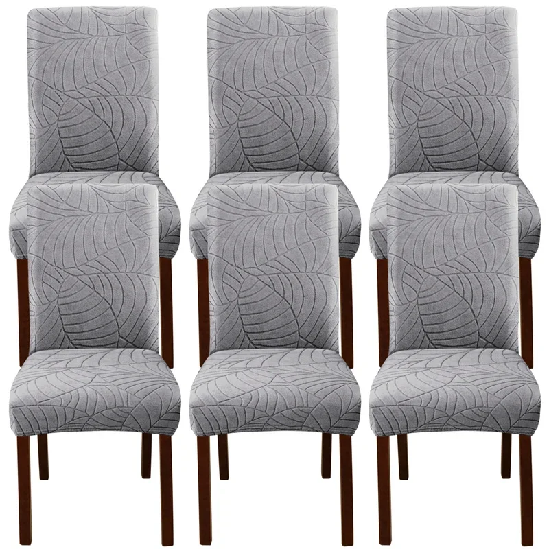 Waterproof Jacquard Dining Chair Cover close-up