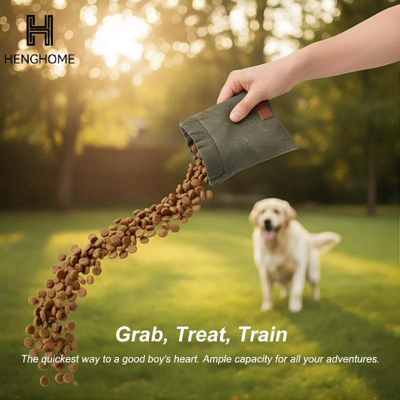 Dog Training Snack Bag Outdoor Travel Dog Food Storage Container Treat Pouch Portable Food Dispenser Bag Durable Pet Accessories