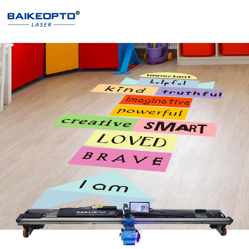 3D AI Smart Uv Vloerprinter Machine Grondprinter Machine Parkeerplaats Grond Muur Graffiti Printer Machine