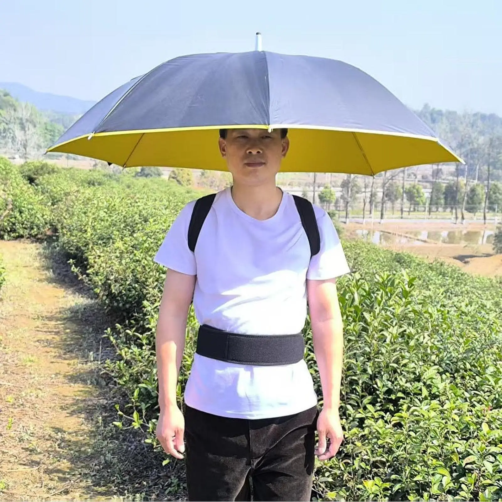 

Wearable Umbrella Holder Comfortable Hands Free for Travel Outdoor