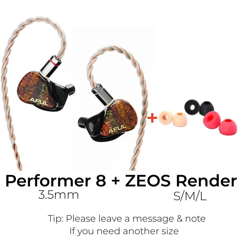 AFUL performer8 　3.5mmケーブ付属モデル AFUL Performer 8/Performer8 ハイブリッド ドライバー 有線イヤホン