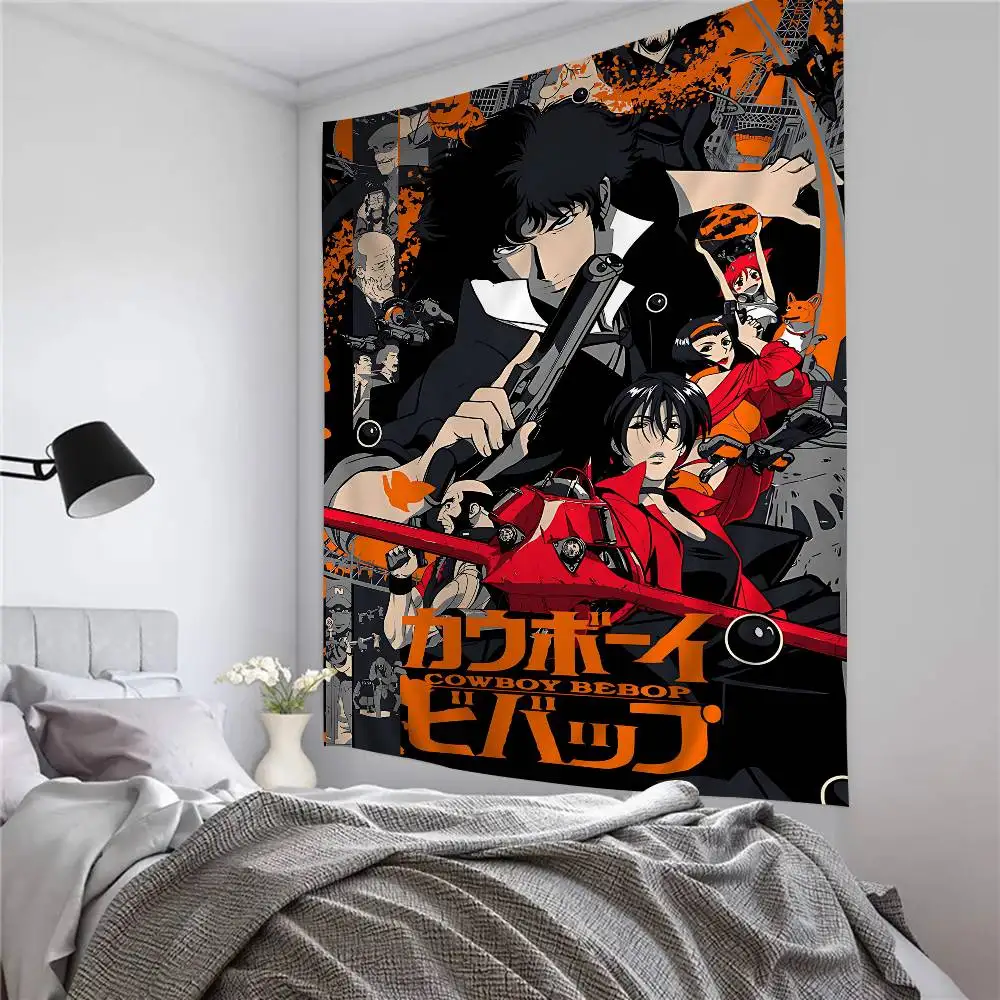 1 قطعة أنيمي C-كاوبوي B-bebopS معلقة البوهيمي نسيج رخيصة الهبي الجدار الشنق البوهيمي جدار المفروشات ماندالا الجدار الشنق #6