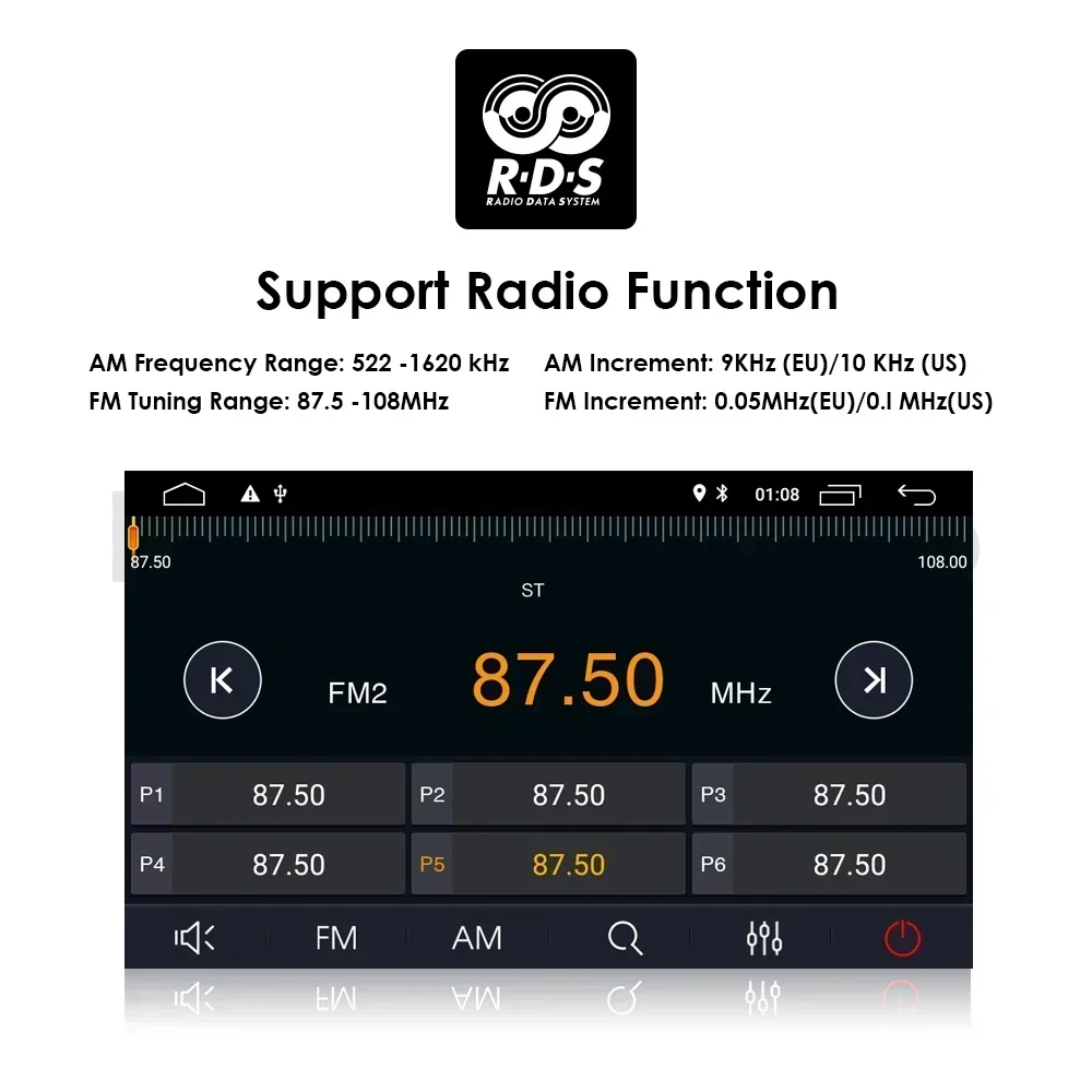 4G-LTE Carplay 7 pulgadas Android Radio de coche GPS para Audi A4 B9 B8 B7 B6 S4 RS4 SEAT Exeo Multimedia RDS 2 Din Autoradio vídeo estéreo 3