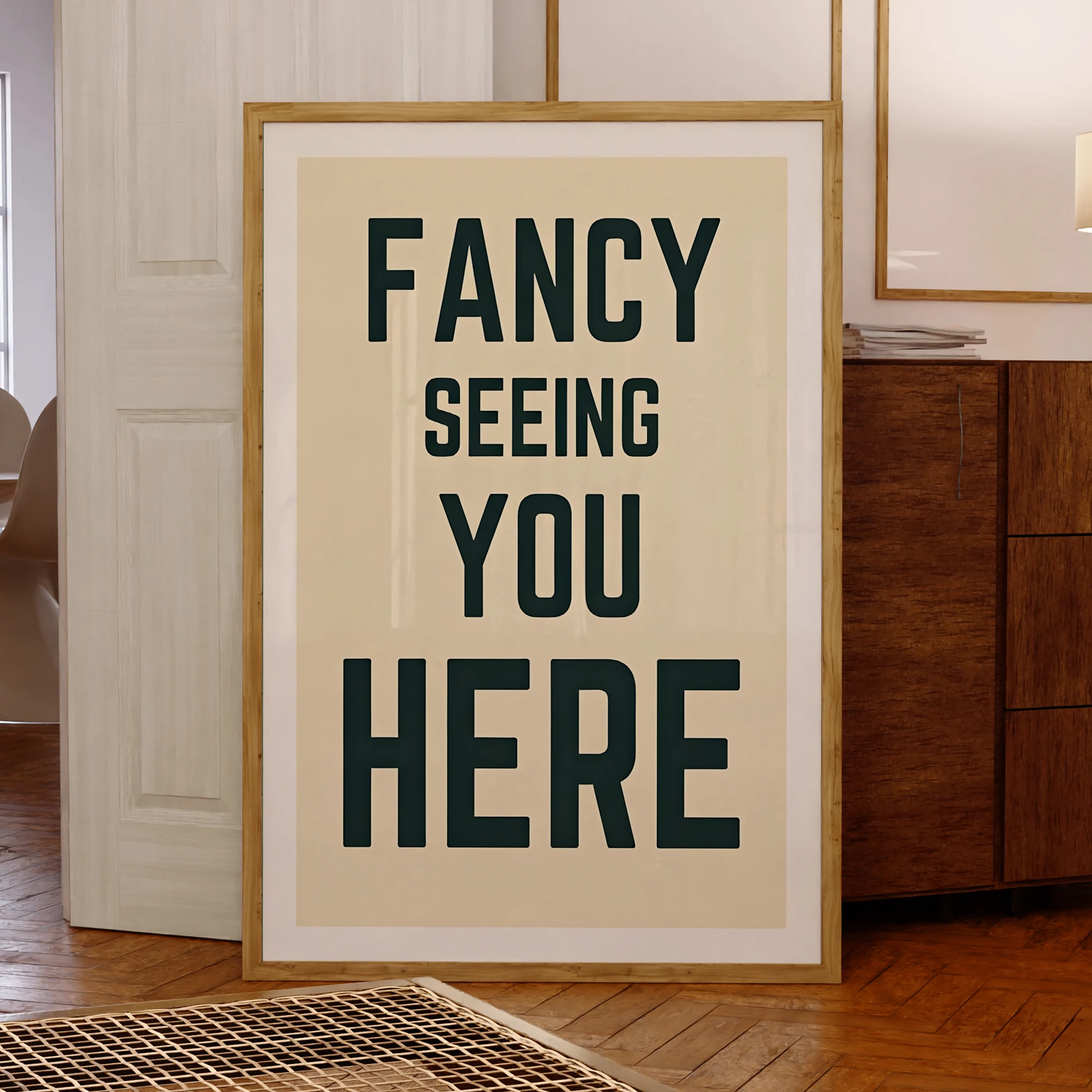 Fancy  Seeing You Here Wall Art Prints Canvas Painting Poster Picture For Living Bed Room Home Decor