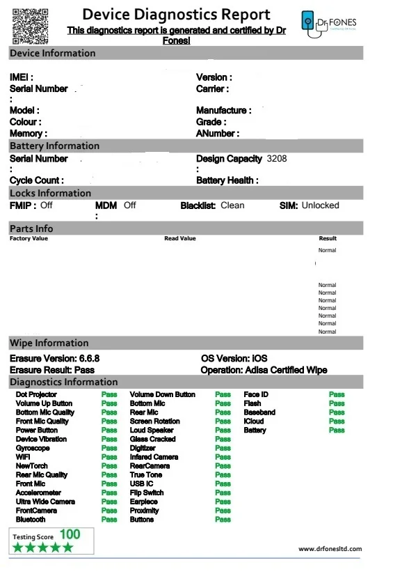 Apple iphone 13 mini 128gb midnight (black) refurbished condition a. 2 years of warranty