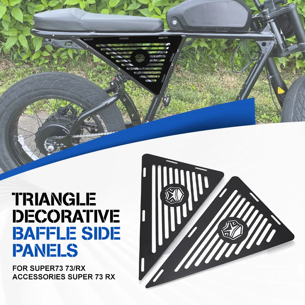 For SUPER73 73/RX Accessories Super 73 RX Rear Triangle Decorative Baffle Side Panels Side Panels Fairing Cover Guards Protector