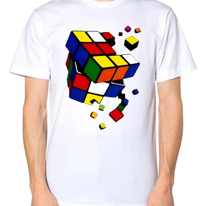 Exploding R Cube T Shirt Top