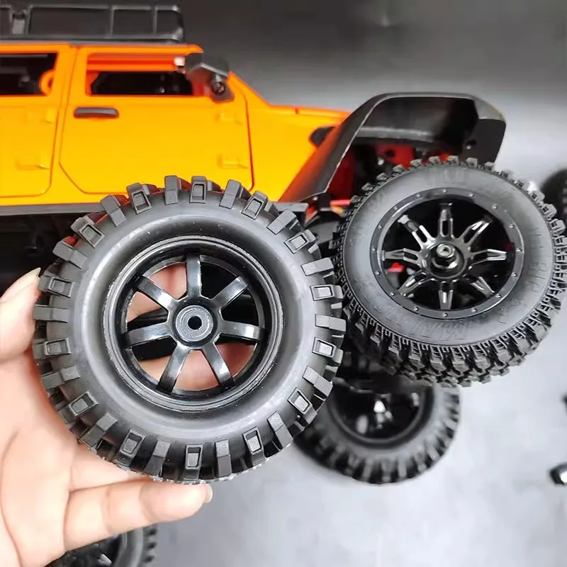 Mangniu Mn128 Remote Control Car Accessories Upgrade Modify Wrangler Babos G500 96mm 1.9 Inches Climbing Tire Mn86 4-Pack Rc