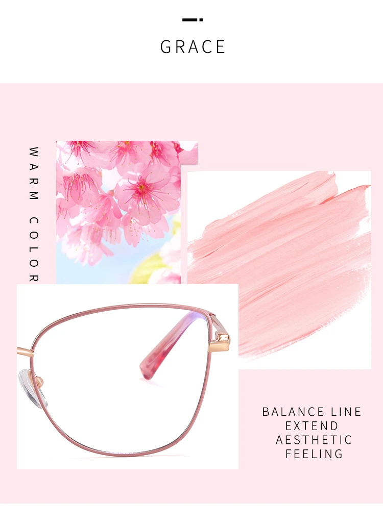 81178 Klassische Cat Eye Brillen Rahmen Weibliche Augenschutz Gläser Jugend Stil Sexy Lady Date Brillen Zubehör – Detail 2
