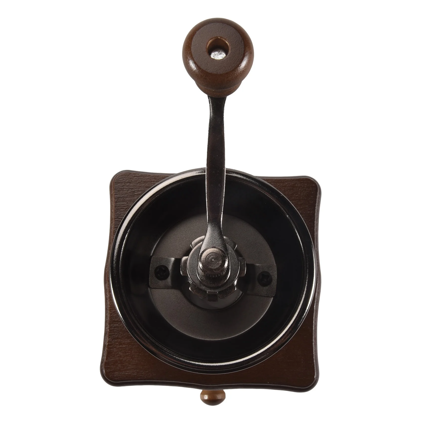 ABUL-4X Manual Coffee Grinder Wood / Metal Hand Mill Spice Mill (Wood Color)