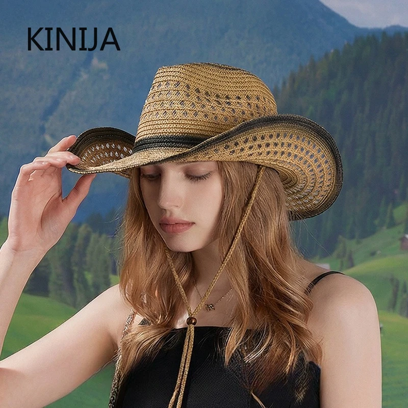 Cappello di paglia in denim in - Cowboy Hat Straw recensione e prezzo
