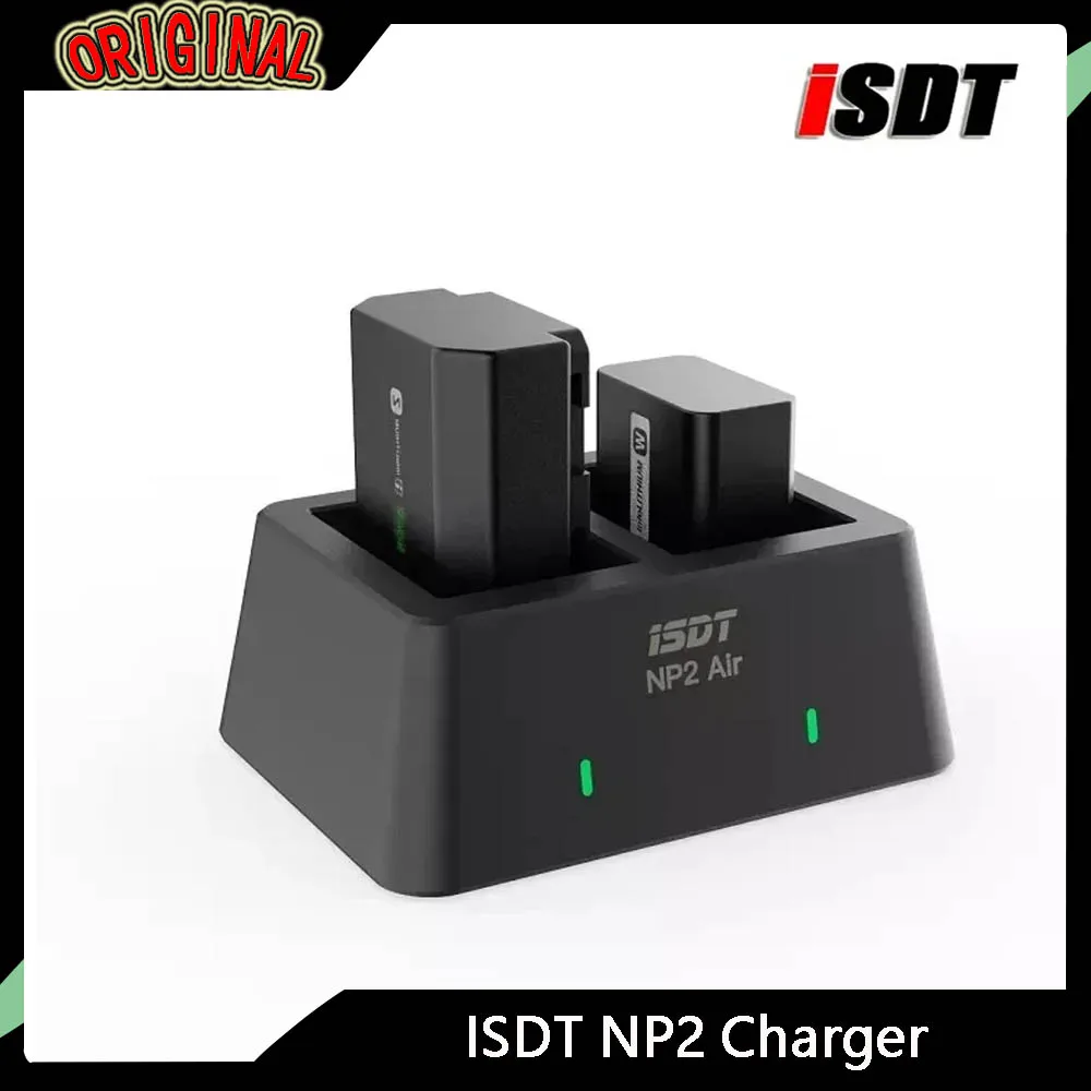 

Зарядное устройство Mix-Dual Channel ISDT NP2 Air мощностью 25 Вт | Совместим с аккумуляторами SONY NP-BX1/NP-FZ100/NP-FW50 для цифровых изображений.