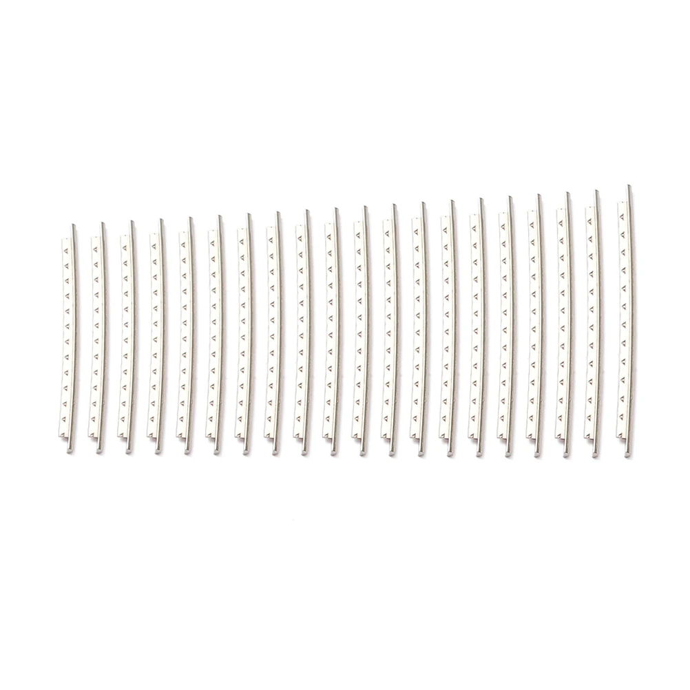 

20 Pcs Silver Folk Silk Bass Fret Wire Guitar Fingerboard Cupronickel Electric Copper Alloy