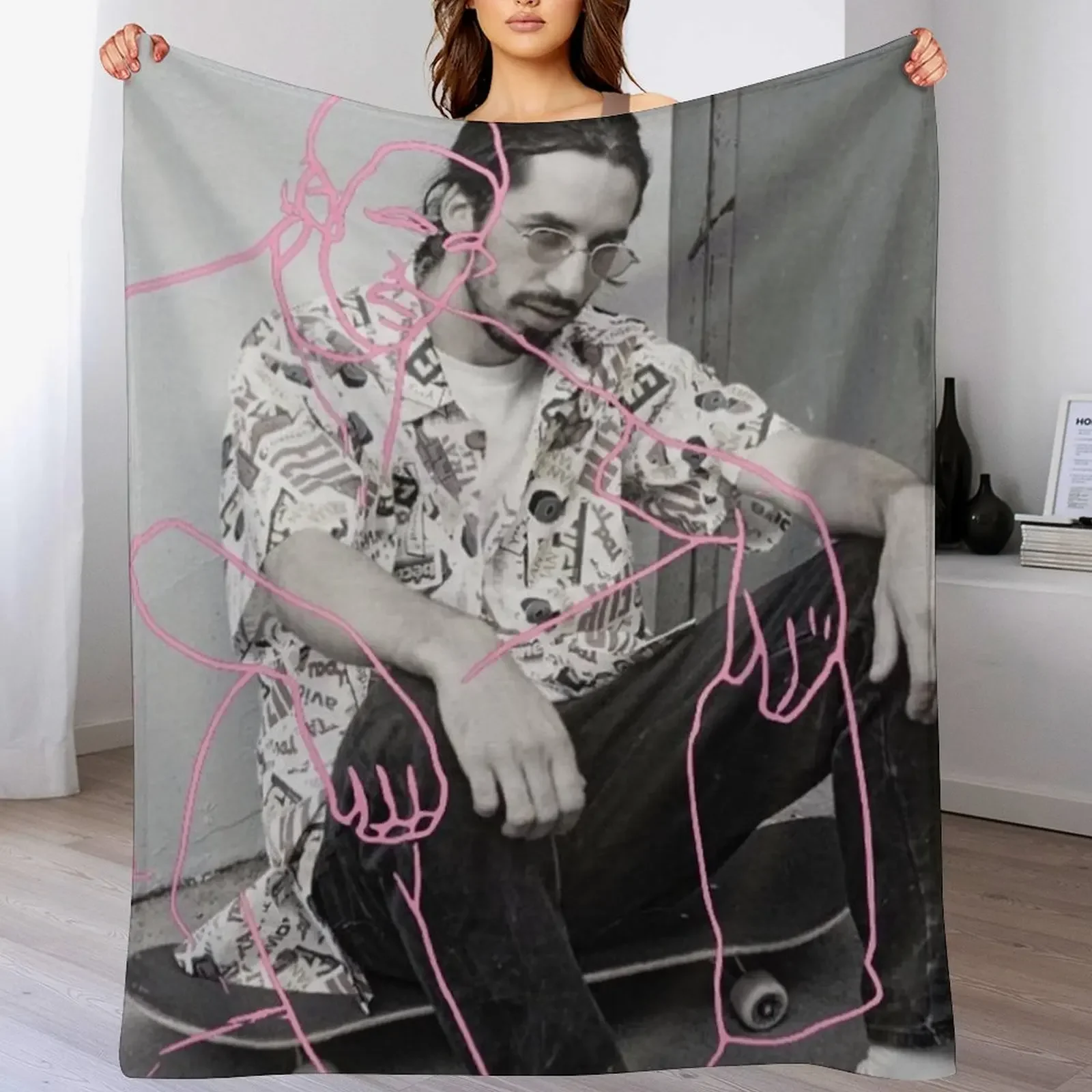 LOMEPAL MEME Throw Blanket For Decorative Sofa funny gift Blankets