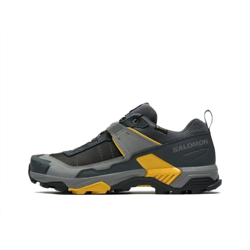 Salomon X ULTRA 5 GTX: Retro,Stylish,Trendy, High-Quality, Versatile, Durable Low-Top Running Shoes for Men, Yellow/Gray  477259
