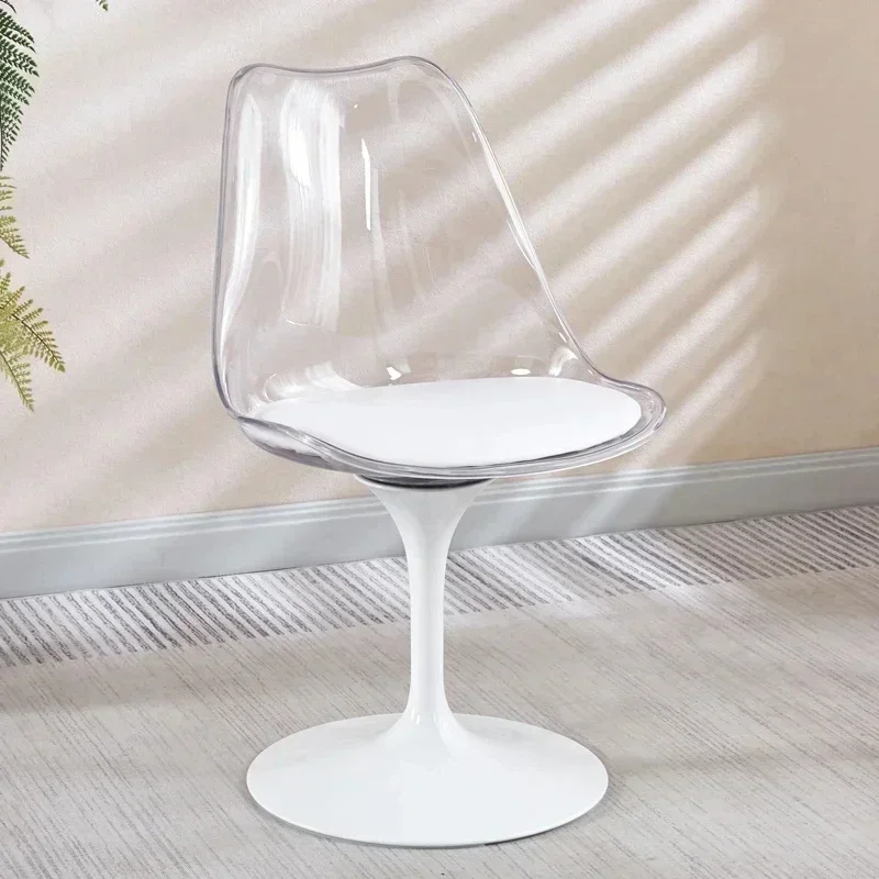 Individual Relax Chair Living Room Portable Transparent Relaxing Modern Dining Chair Balcony Silla Comedor Home Furniture MQ50KT