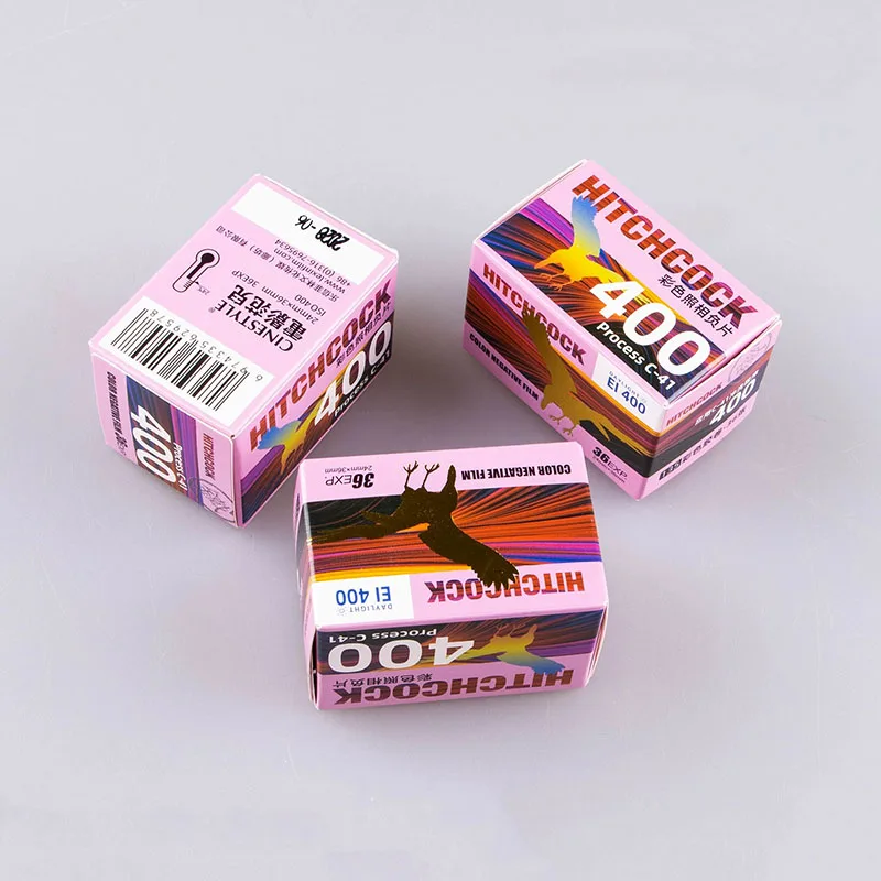 1-10 рулонов пленки 35 мм HITCHCOCK 400D 135 Цветная пленка Отрицательная 36Exp в рулоне ISO400 ECN2 Пленка дневного света 35 мм (изготочение полки: 2023 г.)