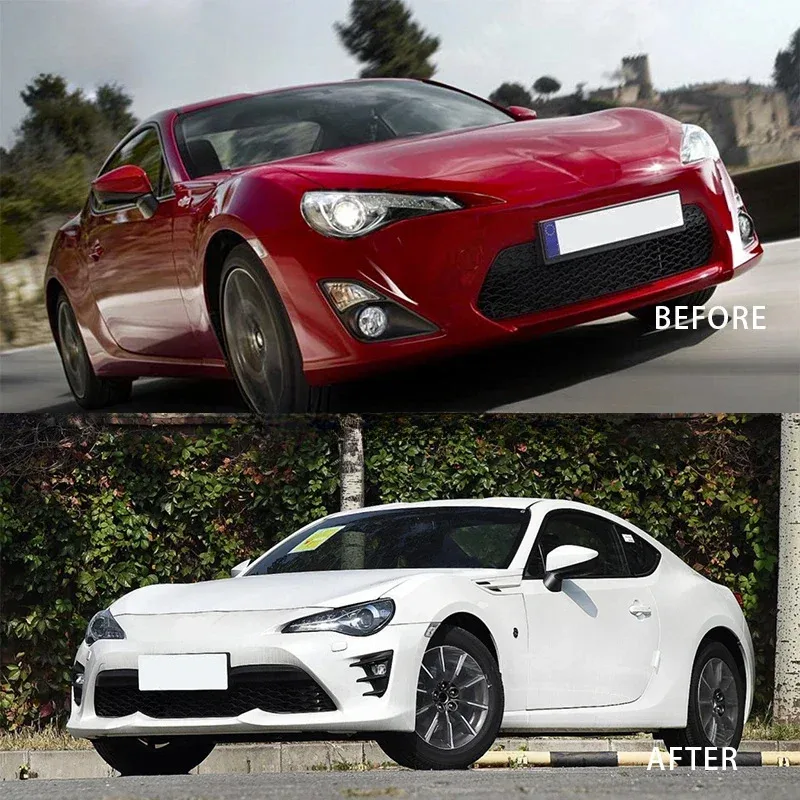 

Pp Plastic Front And Rear Bumper 2013-2016 Upgrade To 2017-2019 Bodykit For GT86 BRZ Old To New Body Kit