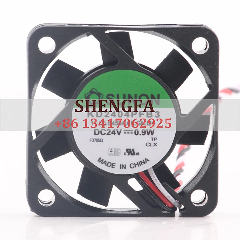 

SUNON Case Fan Dual Ball Bearing KD2404PFB3 40X40X10MM 24V 0.9W 4CM 4010 3-Wire Alarm Signal Inverter Fan