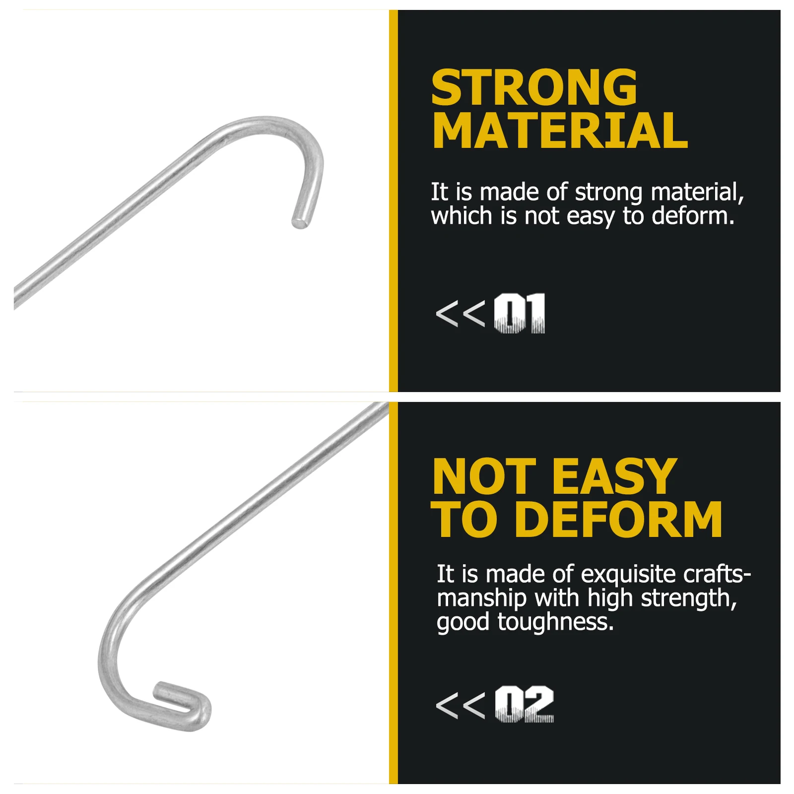 

20Pcs Bike Chain Hooks Stainless Steel Chain Removal Tools for Repair