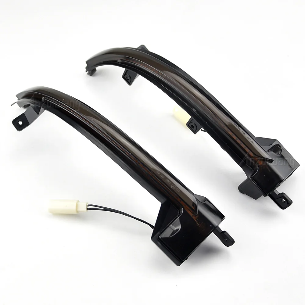 ل VW Volkswagen طوارق II MK2 7P 2010-2018 Led الجانب الجناح المرايا الديناميكية بدوره إشارة مؤشر ضوئي مكرر مصباح