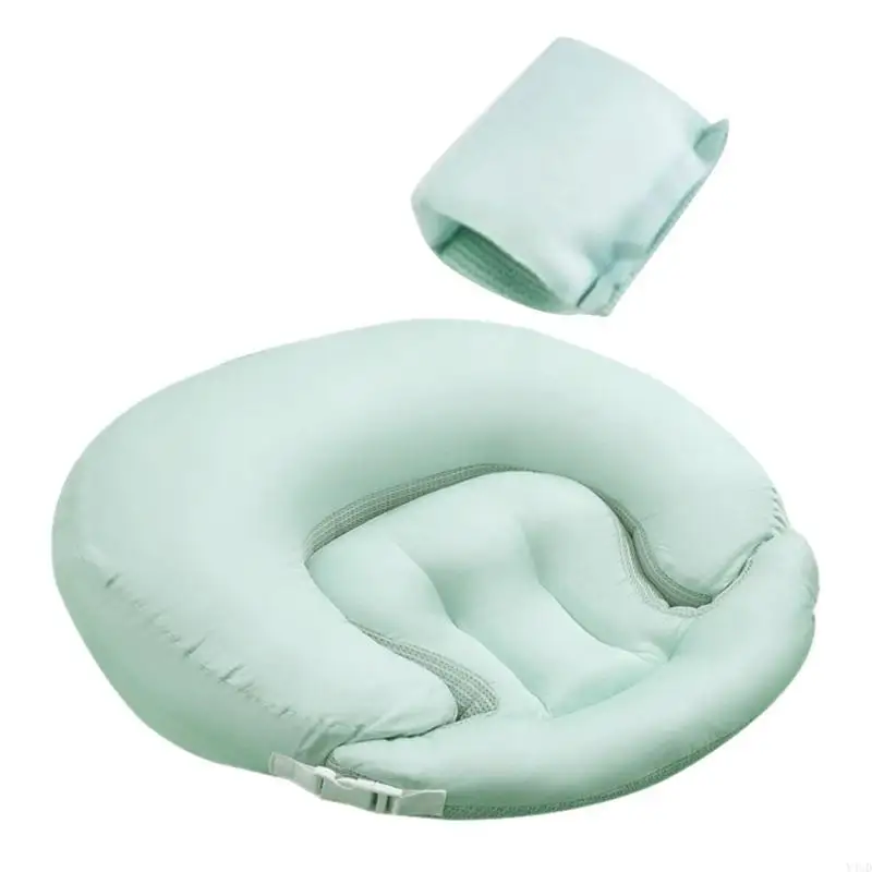 

Y4UD Detachable Baby Milk Feeding Pillow Newborns Essential Feeding Cushion Sleep Pad for Safe and Easy Nursing Toddlers