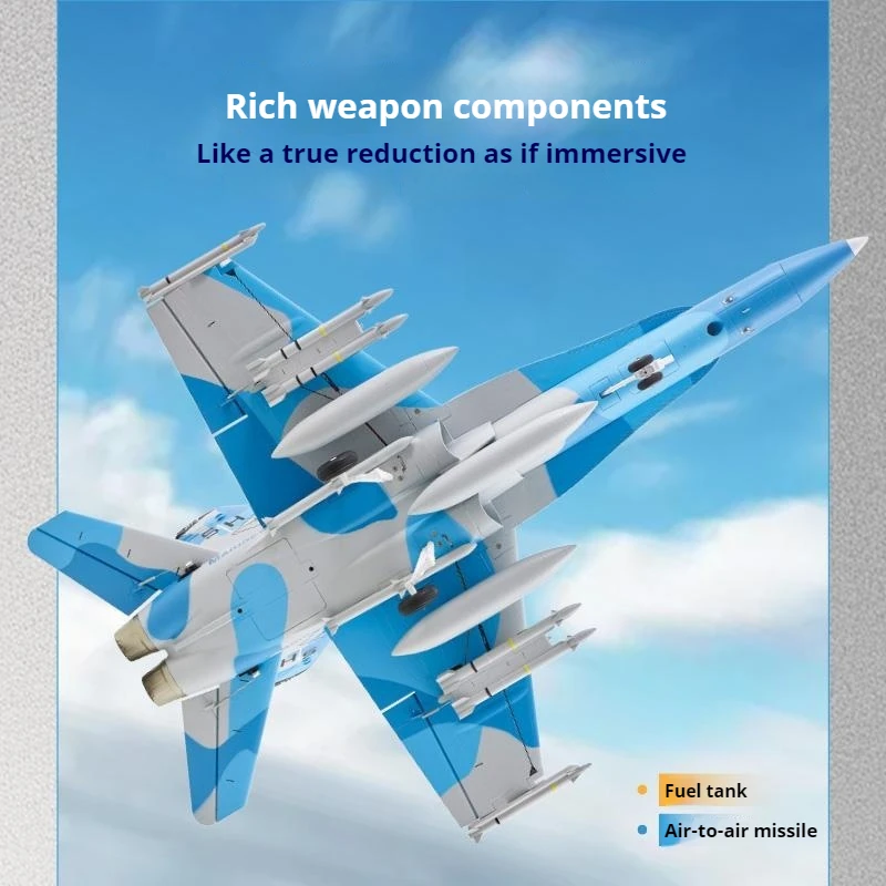 FMS 64mm F18 HORNET PNP version Remote control simulation aircraft fixed wing model outdoor foam assembly F-18 Blue RC adult toy