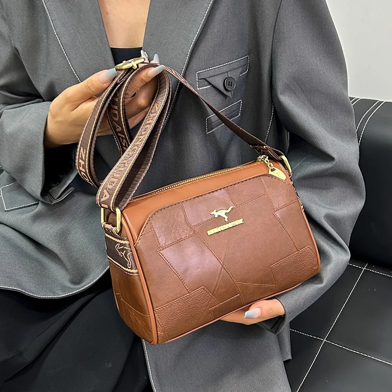 

New High Quality Soft PU Leather Women's Shoulder Bag Luxury Brand Women Crossbody Bags Fashion Trend Female Wallet Sac A Main