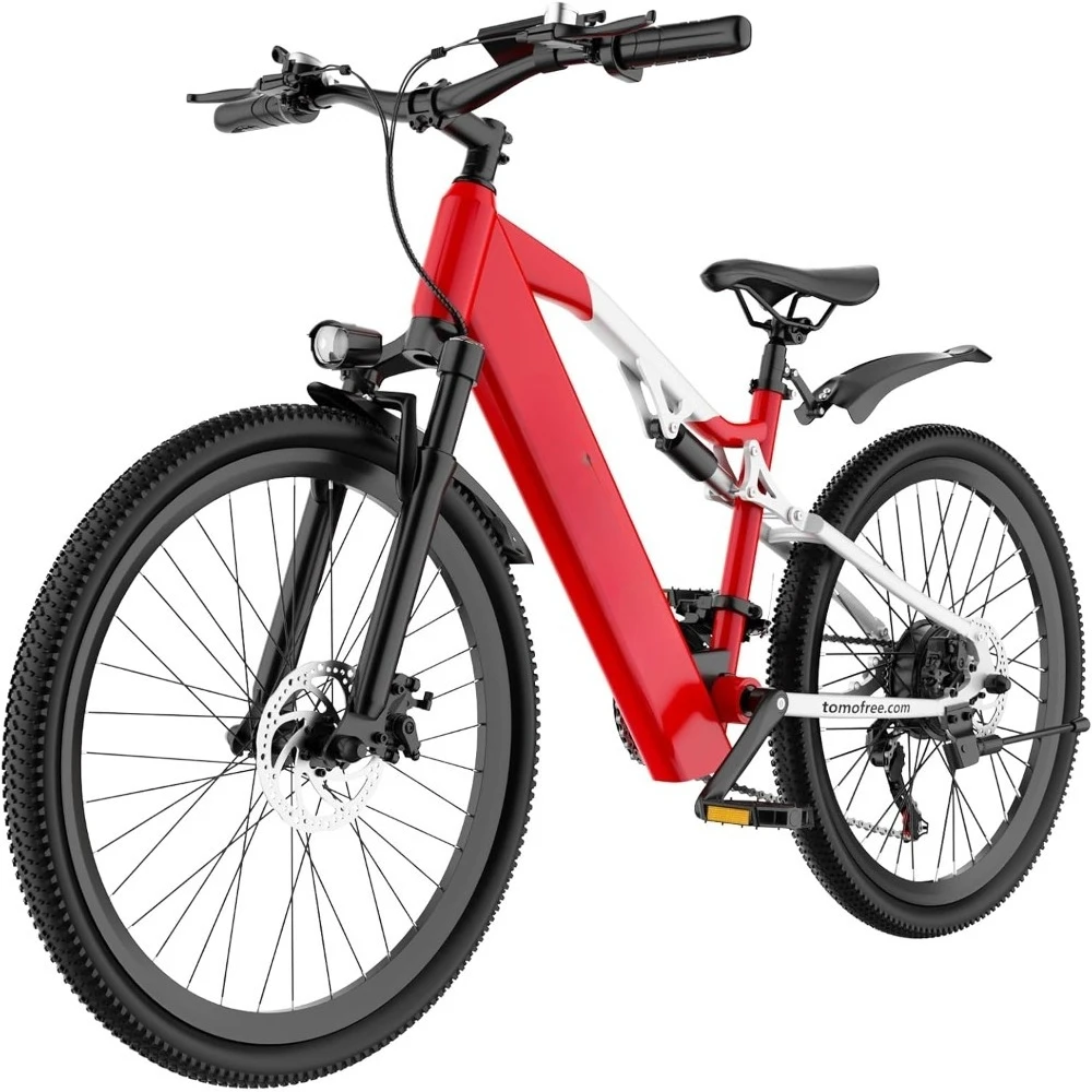 

Взрослый электрический велосипед 26 дюймов, фэтбайк, горный, 1500 Вт, 55 км/ч, 34-40 миль, 48 В, 20 Ач, 21 скорость, большой запас хода, городской электровелосипед