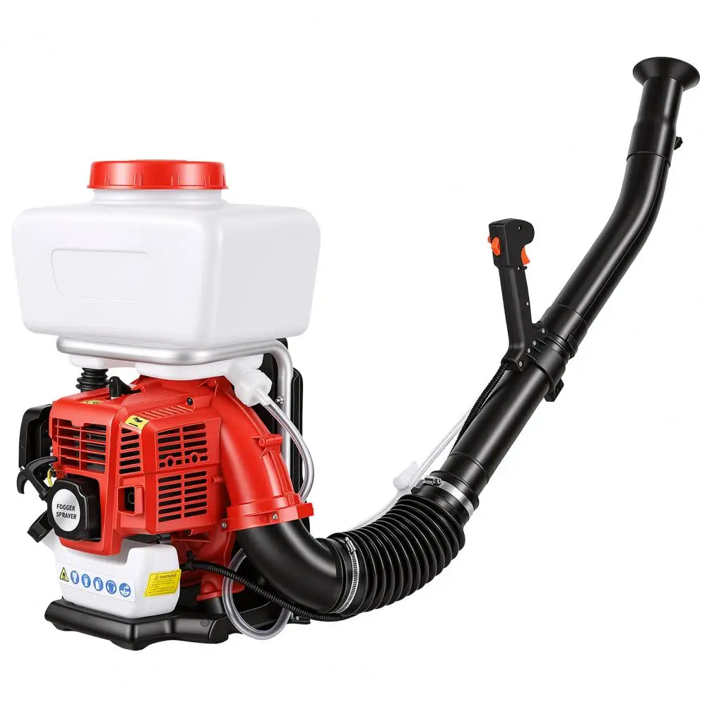 Gasoline Sprayer, 43cc 2HP Engine Backpack Multifunctional Spray Dust Collector, Leak Proof L Shaped 3.7 Gallon Tank Sprayer