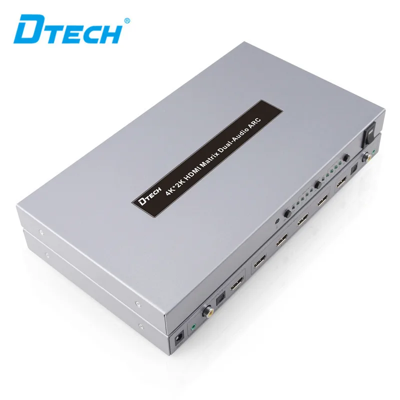 DTECH 3840 * 2160@60Hz 340MHz 4X2 Hub 4k Splitter HDMI Matrix Switcher für TV Box Multimedia
