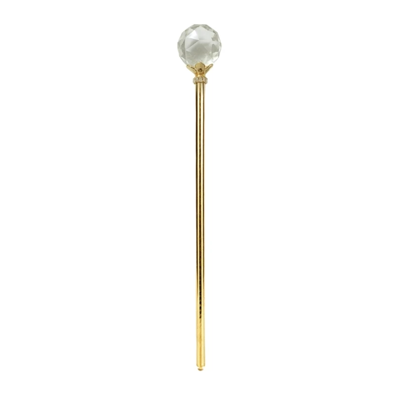 

Queen Wand Crystal Ball Cosplay Scepter For Stage Performances Beauty Pageant