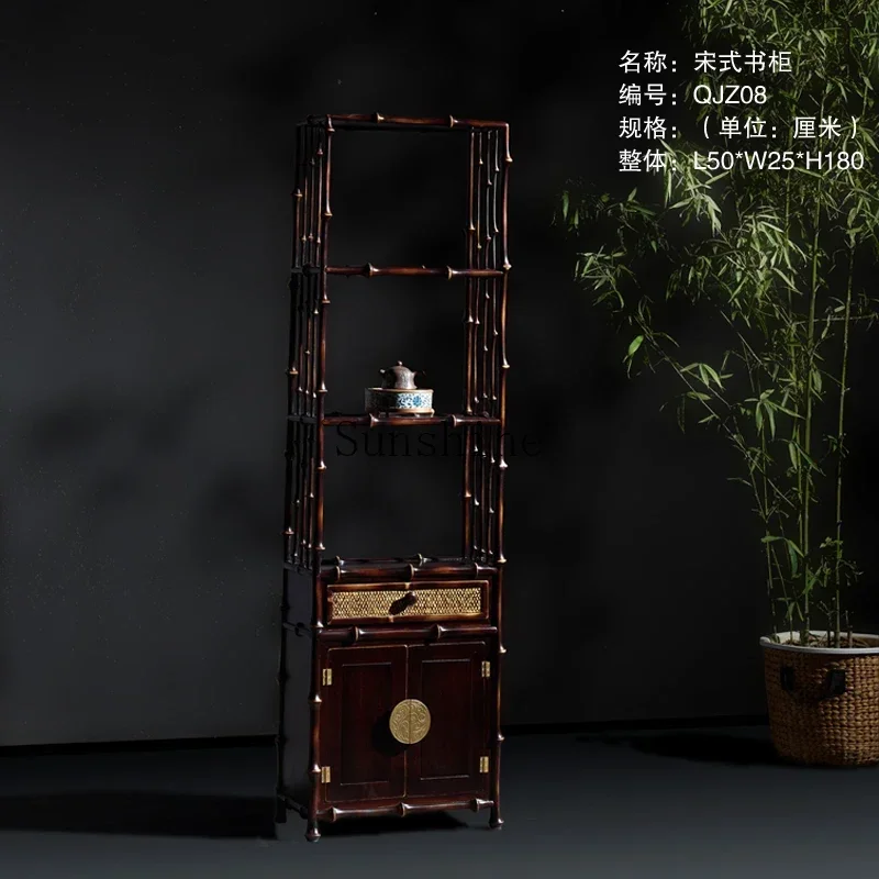 Chinese-style Bogu frame Duobao Pavilion display cabinet Floor-to-ceiling tea storage