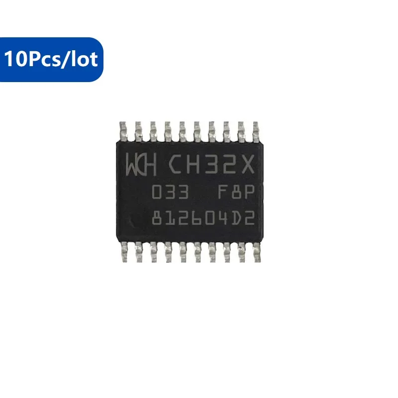 CH32X033 USB de 32 bits de grado Industrial, USB PD MCU, 10 unidades por lote
