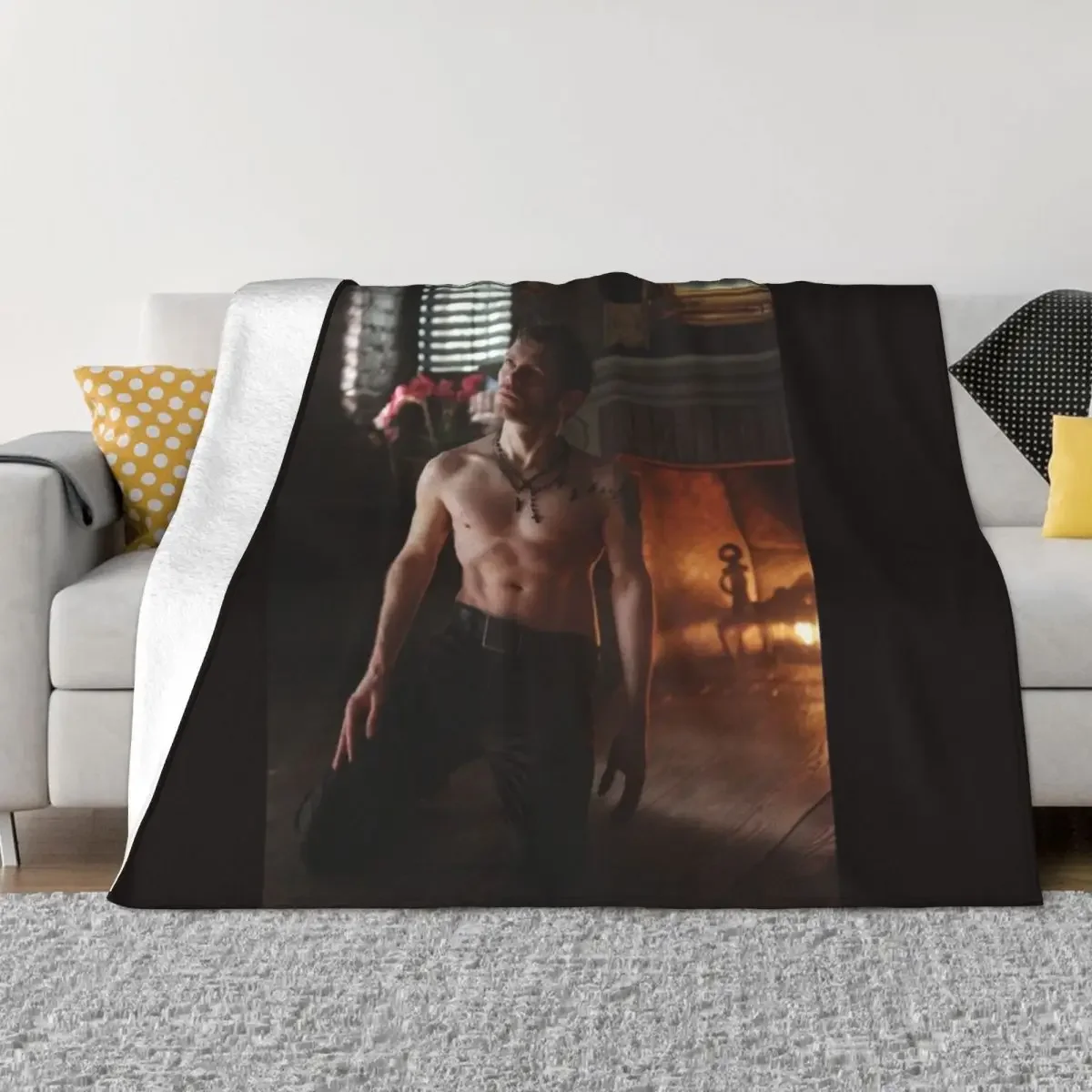 

klaus mikaelson Throw Blanket Beautifuls Giant Sofa Blankets