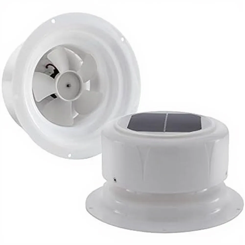 For Camping Trips Mushroom Vent Fan Camper Ventilation Robust Materials For Outdoor Use White Low Noise Running