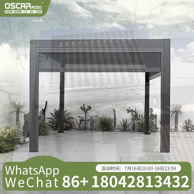 

Type 180 Outdoor Patio Roof Canopy Garden Louver Aluminum for Backyard Balcony Terrace Pergola