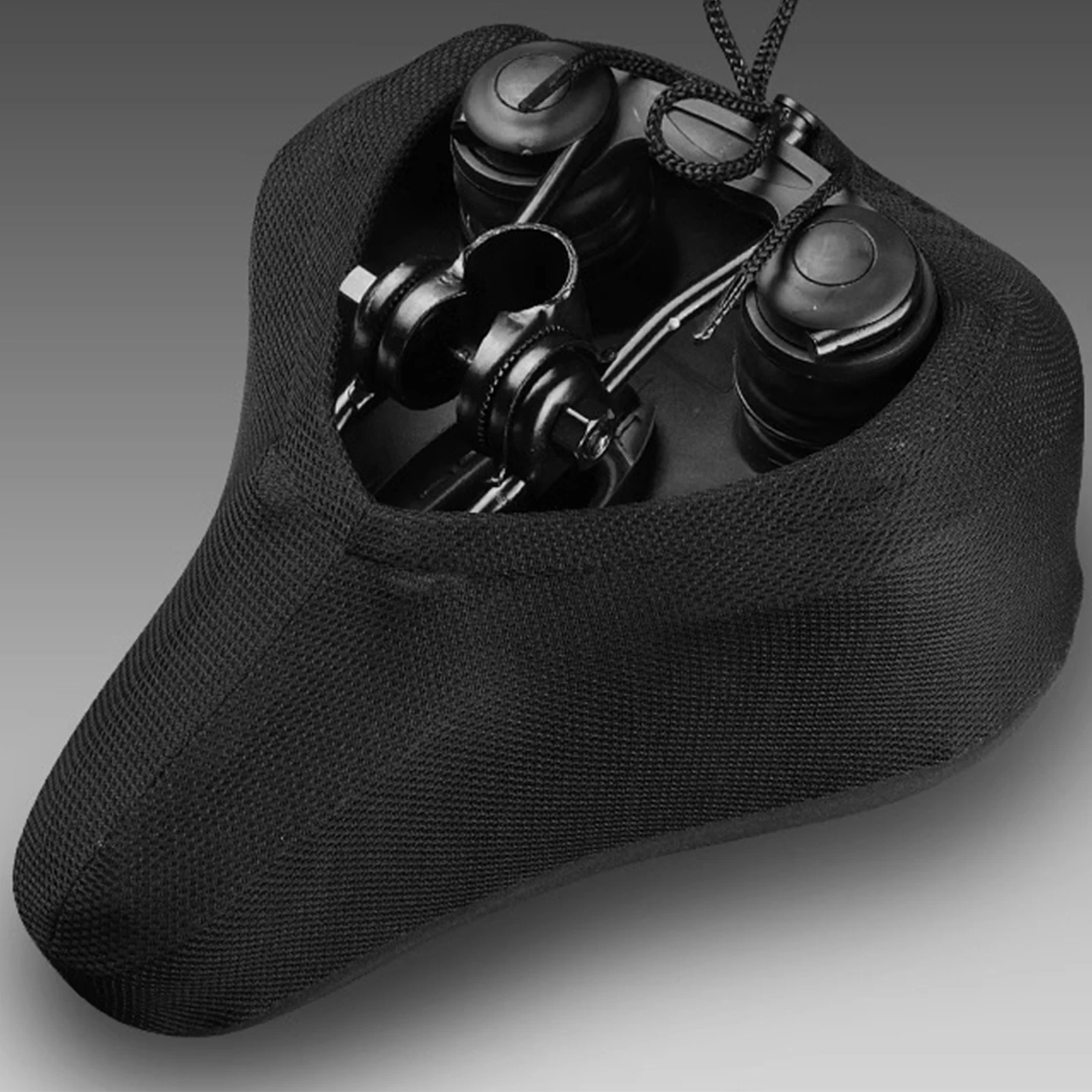 Bicycle Seat Cover Made of Soft Silicone with Reflective Elements and Hollow Design for Airflow During Cycling
